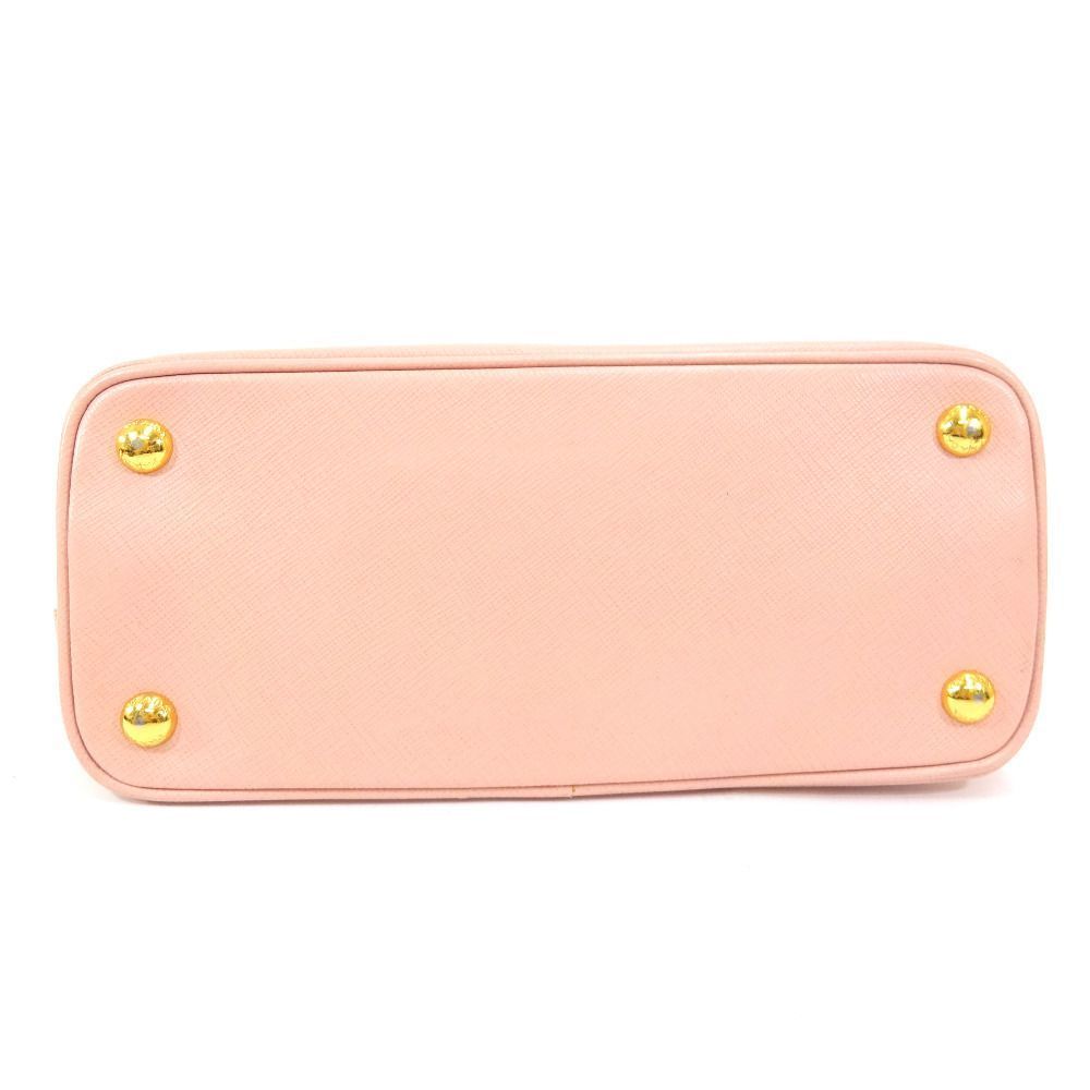 Prada Saffiano Leather Handbag Pink - Picture 6 of 9
